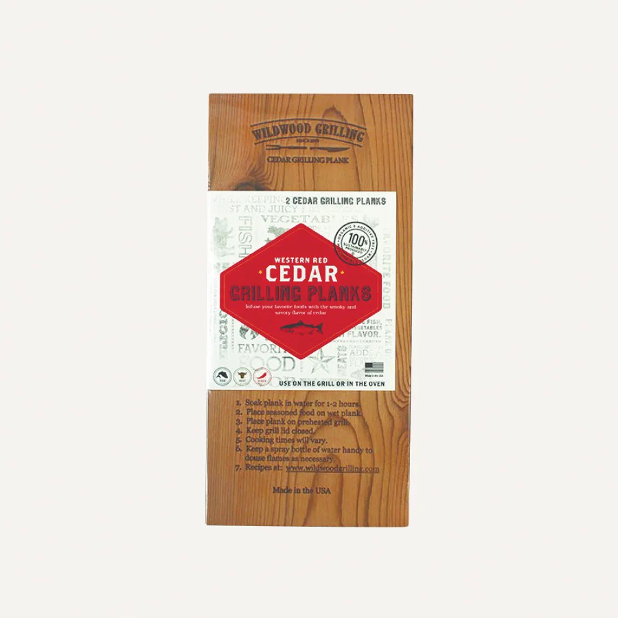 Cedar Grilling Planks - Regular 2-pack